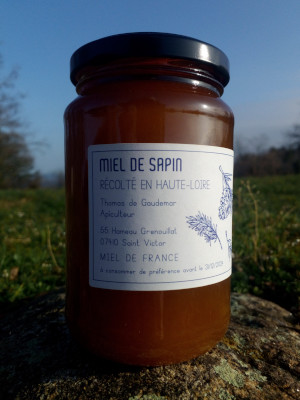 Miel Châtaignier Ronce 2020 thomas de gaudemar apiculteur apiculture miel miellerie fleur chataigne chataigner chataigneraie ronce Ardèche abeille reine élevage ruche rucher cadre propolis gelée royale cire pollen